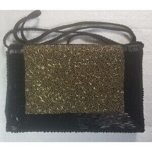 Beaded Handbag La Regale MCM Elegant Snap Closure Vintage look Boutique CHIC